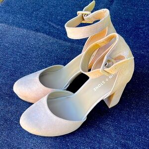 Blush Suede 4.5-inch Heels - Women’s 10